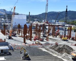 The Budget has allocated stand-by funding for the new Dunedin hospital build. PHOTO: PETER MCINTOSH