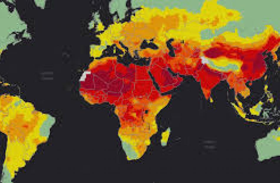 99% Worldwide air pollution.