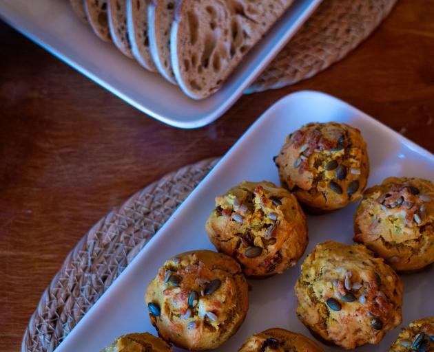 Left-over roast vegetables taste great in muffins. Photo: Orla Ó Muirí