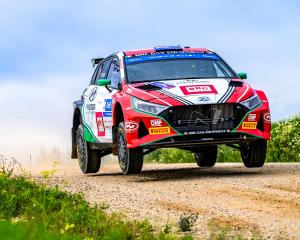 Hayden Paddon in action at Rally Estonia. PHOTO: PADDON RALLYSPORT