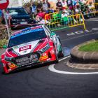 Hayden Paddon navigates a bend during Rally Islas Canarias at the weekend. PHOTO: SUPPLIED