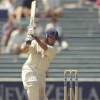 Graham Thorpe in action for England against New Zealand during the first test in Auckland in...