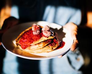 Fruit chia jam can be made with stonefruit such as plums, or in this case raspberries. It is...