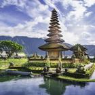 Ulun Danu Beratan Temple on the western side of the Beratan Lake in Bali. Photo: Getty