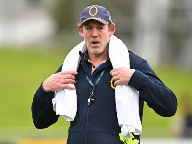 Otago coach Tom Donnelly at a recent training. PHOTO: ODT FILES