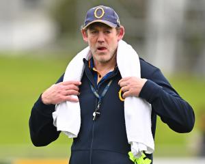 Otago coach Tom Donnelly at a recent training. PHOTO: ODT FILES