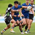 Co-captain Christian Lio-Willie (centre) will return for Otago from off the bench in their NPC...