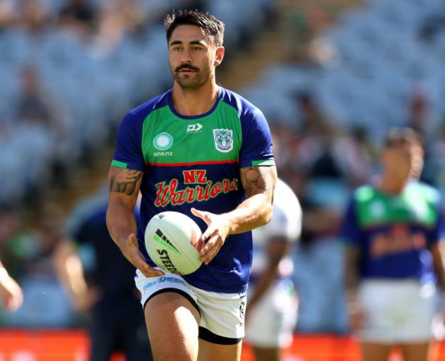 Shaun Johnson sits fourth on the list of all-time appearances for the Warriors. PHOTO: GETTY...