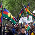 New Caledonians (Kanaks) of Toulouse are taking to the streets in protest against the...