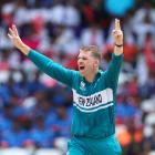 Lockie Ferguson didn't concede a single run in a blistering spell against PNG. Photo: Getty Images