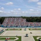 The Olympic equestrian events including dressage were held at Versailles, near Paris. Photo:...