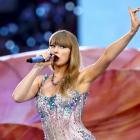 Taylor Swift performing at Wembley in London. Photo: Getty Images 