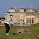 Lydia Ko on the 18th tee at St Andrews. Photo: Getty Images