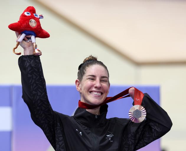 Nicole Murray added a bronze to her silver at the velodrome. Photo: Getty Images  