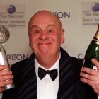 Actor John Savident, who plays Fred Elliot in soap Coronation street, picks up the top award on...