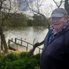 Allen Herbert at his stand on the Mataura River near Fortrose. PHOTOS: GERRIT DOPPENBERG