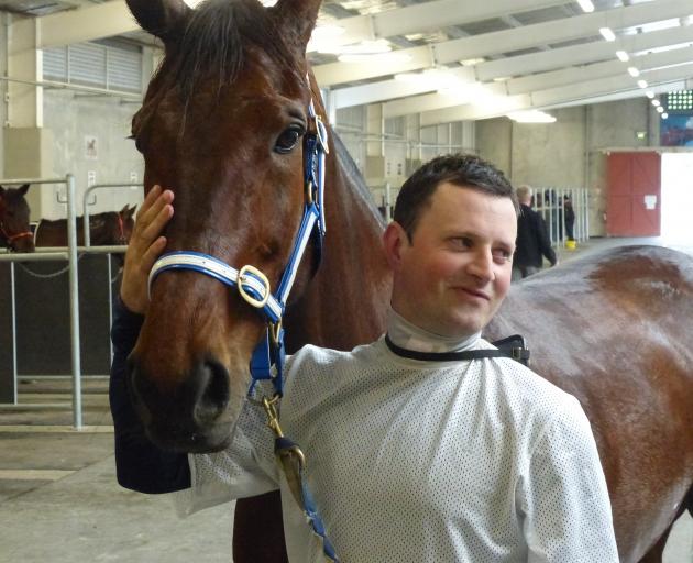 Group 1 Dominion winner Jaccka Justy and Jonny Cox in 2014. PHOTO: ODT FILES