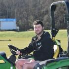 University Oval groundsman Jayden Tohill is moving to Christchurch to lead the team at Hagley...