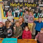 Riverside Educare children have been making friendship bracelets for children in Nepal. From left...