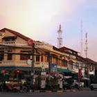 Central Kampot at sunset. PHOTOS: OSCAR FRANCIS