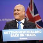 Prime Minister Christopher Luxon speaks at the annual National party conference in Auckland last...