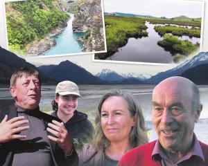 Kāti Huirapa Rūnaka chairman Matapura Ellison, Ōtākou Rūnaka members Tūmai Cassidy and Paulette...