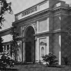 Main entrance to the New Zealand court at the British Empire Exhibition, Wembley, London. — Otago...