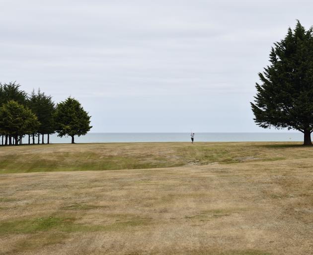 The 13th hole at the North Otago Golf Club.