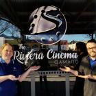 The Riviera Cinema Oamaru owners Grace and Chris Rottenbury outside the Thames St cinema. PHOTO:...