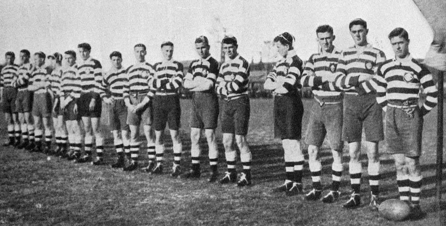 The Otago team, winners of the South Island high schools rugby tournament.  — Otago Witness, 2.9...