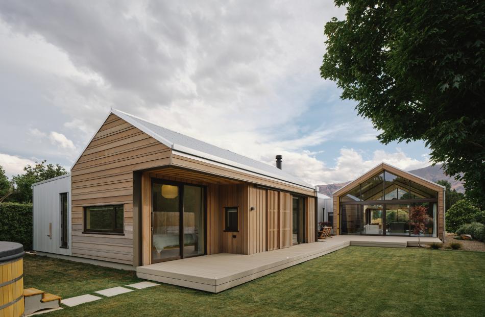 Bedrooms open directly on to the private garden.