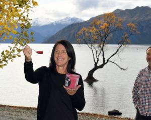 Cream of the crop . . . Icecream maker Anna Howard holds the award winning ice cream while Brian...