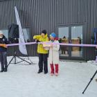 Officiating at the Snow Farm ribbon cutting ceremony last Sunday were, from left, United States...