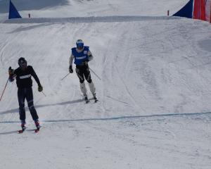 Wanaka teenager Ben Richards trails winner Oliver Davies, of Great Britain, in the quarterfinal...