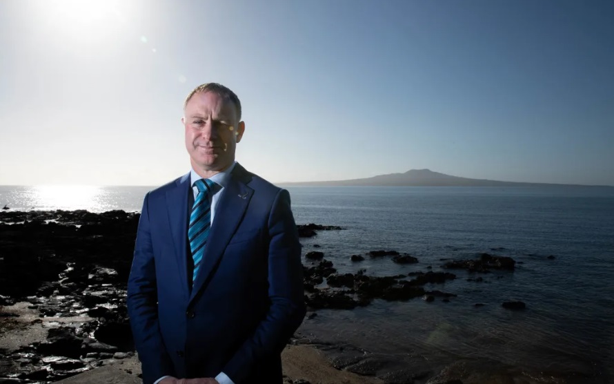 Climate Change Minister Simon Watts. Photo: RNZ 