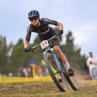 Sammie Maxwell in action at the world mountain biking championships in Andorra yesterday. PHOTO:...