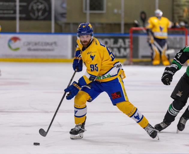 Stampede wing Nolan Ross in action during against the Dunedin Thunder in Queenstown last month....