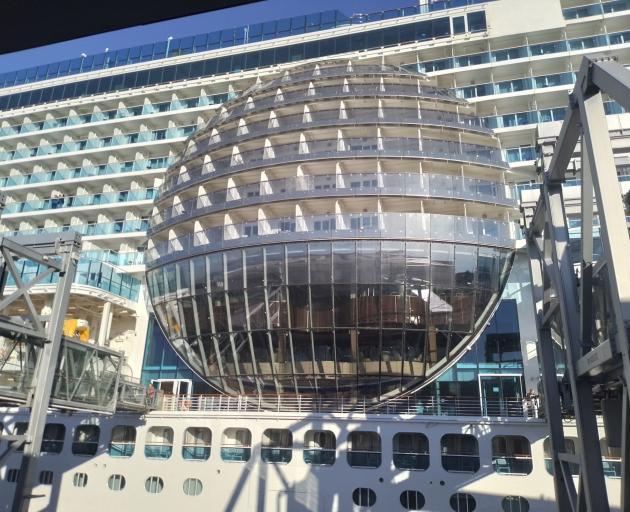 The Sphere on the Sun Princess. PHOTO: MIKE YARDLEY.