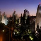 Tjibaou Cultural Centre at night.