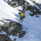 James Thompson soars to victory in the men’s snowboard category in the four-star freeride during...