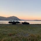 Living the dream. Absolute beachfront — Lake Ohau at dusk. PHOTOS: SUPPLIED