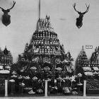 New Zealand-grown fruit on display in the New Zealand court at the British Empire Exhibition,...