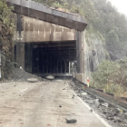 Heavy rain overnight caused more rocks to fall onto SH73. Photo: NZTA/Waka Kotahi 