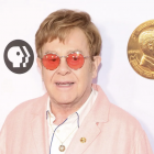 Sir Elton John at an event in March. The singer-songwriter says he's been recuperating at home...