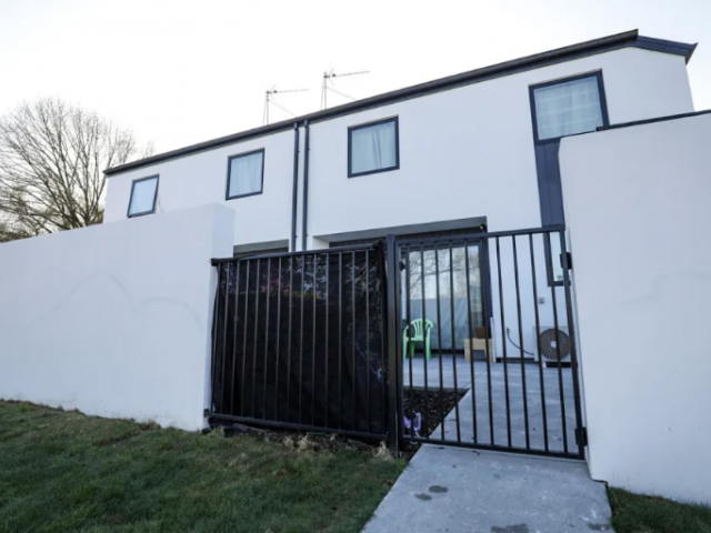 The social housing complex on Barrington Street, in the Christchurch suburb of Spreydon, where a...