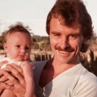 Tillie Craig with her father Gerard Stanhope in the 1980s.