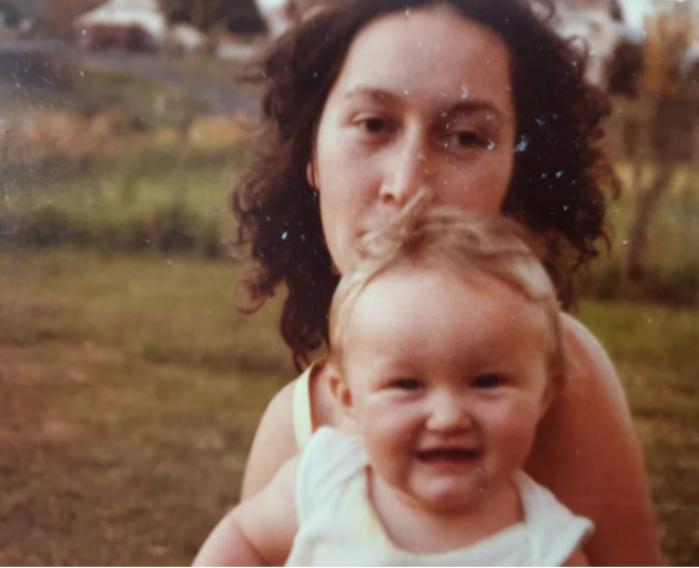 Ellen Craig pictured with her daughter Tillie in the early 1980s.